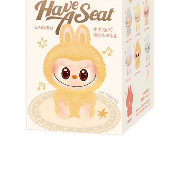 ROR MART LABUBU The Monsters Have A Seat Vinyl Plush Blind Box (Single Box) NEW - Picture 1 of 8